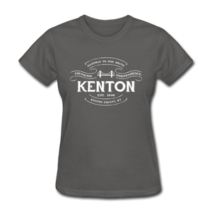 Kenton County Vintage Banner Women's T-Shirt - charcoal