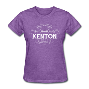 Kenton County Vintage Banner Women's T-Shirt - purple heather