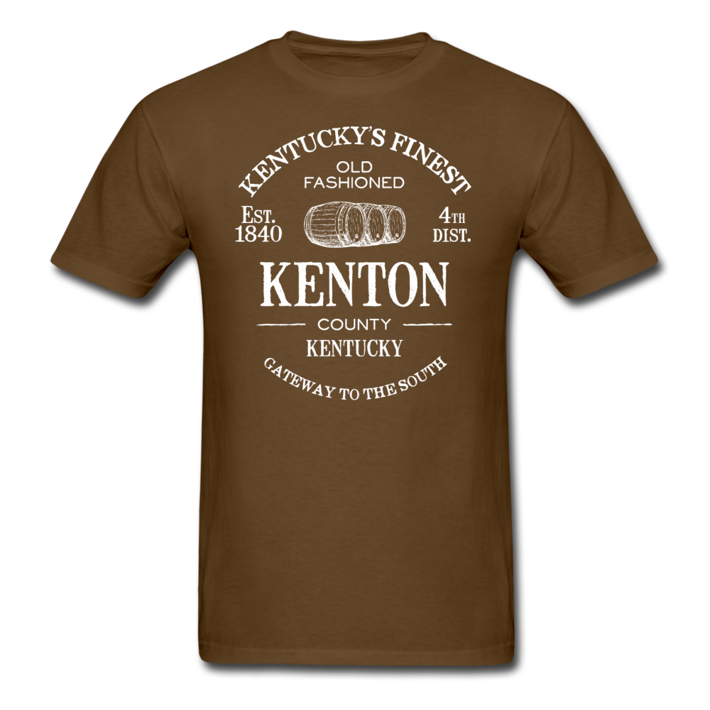 Kenton County Vintage KY's Finest T-Shirt - brown