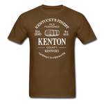 Kenton County Vintage KY's Finest T-Shirt - brown