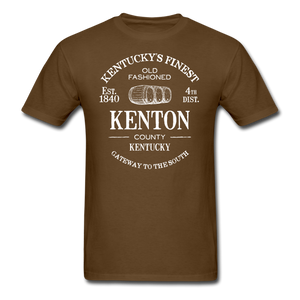 Kenton County Vintage KY's Finest T-Shirt - brown