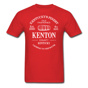 Kenton County Vintage KY's Finest T-Shirt - red