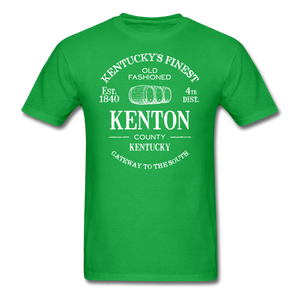 Kenton County Vintage KY's Finest T-Shirt - bright green