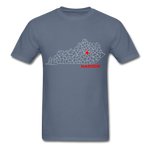 Madison County Map T-Shirt - denim