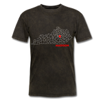 Madison County Map T-Shirt - mineral black