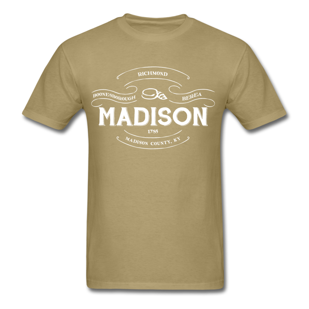 Madison County Vintage Banner T-Shirt - khaki