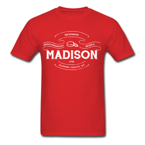Madison County Vintage Banner T-Shirt - red