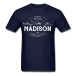 Madison County Vintage Banner T-Shirt - navy