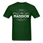 Madison County Vintage Banner T-Shirt - forest green