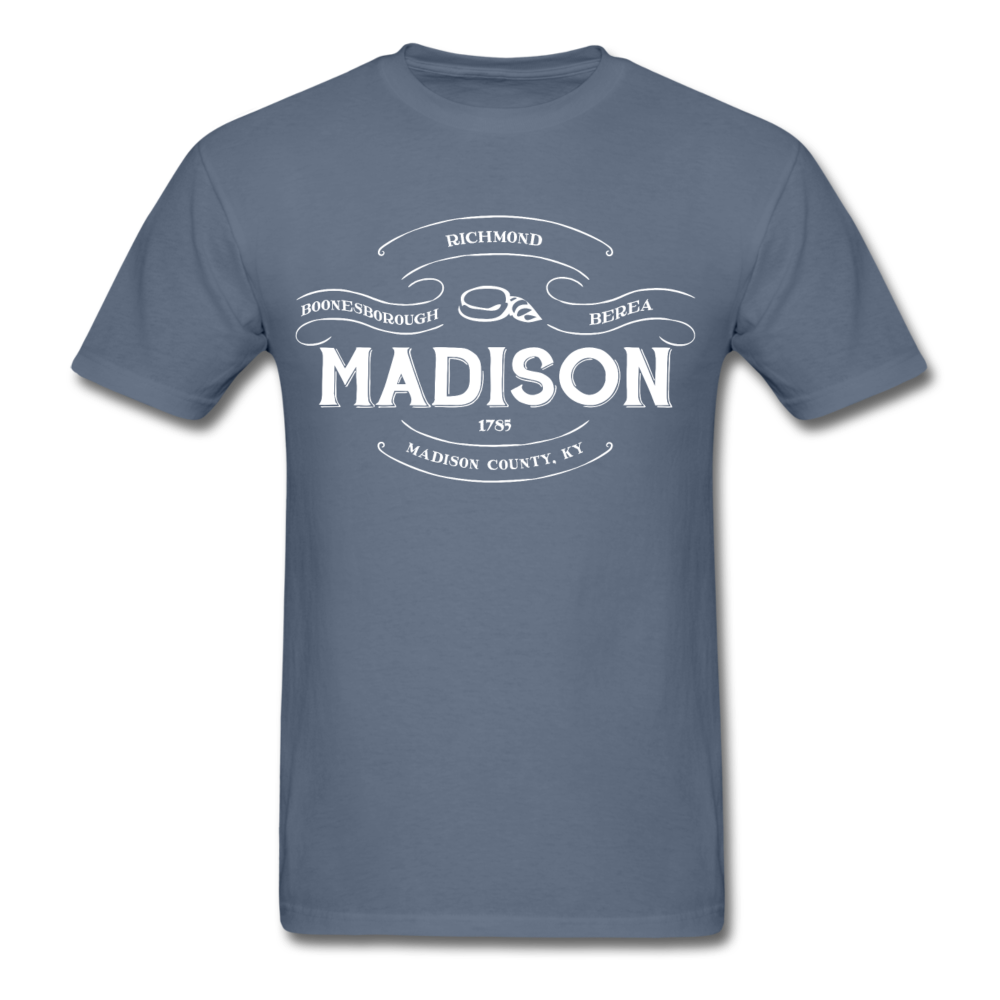 Madison County Vintage Banner T-Shirt - denim