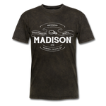 Madison County Vintage Banner T-Shirt - mineral black