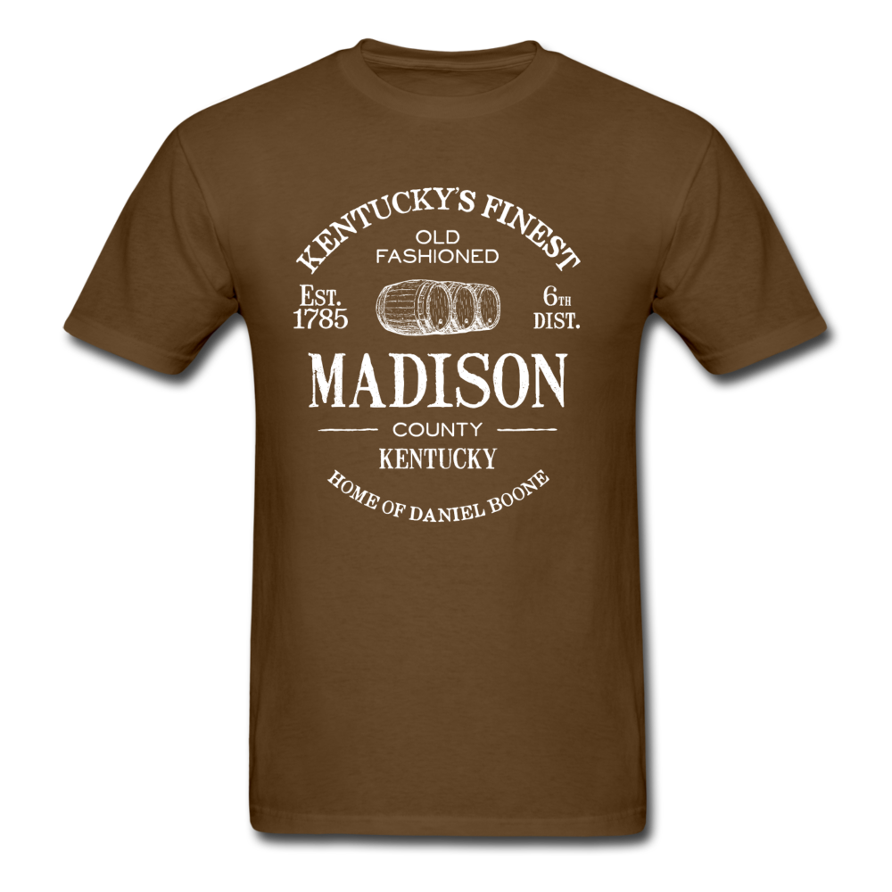 Madison County Vintage KY's Finest T-Shirt - brown
