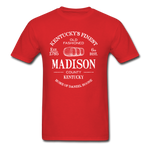Madison County Vintage KY's Finest T-Shirt - red