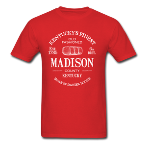 Madison County Vintage KY's Finest T-Shirt - red