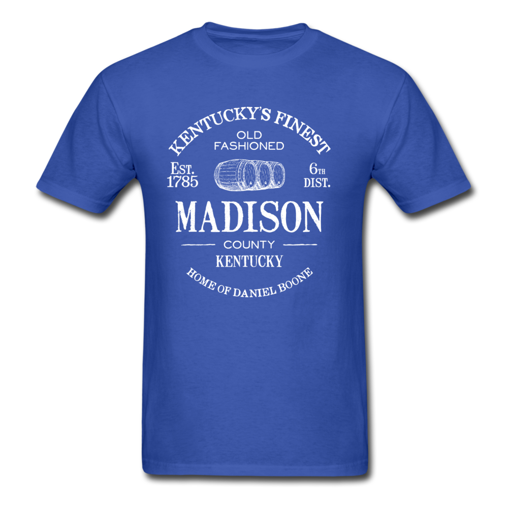 Madison County Vintage KY's Finest T-Shirt - royal blue