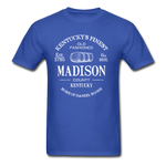 Madison County Vintage KY's Finest T-Shirt - royal blue