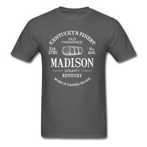 Madison County Vintage KY's Finest T-Shirt - charcoal