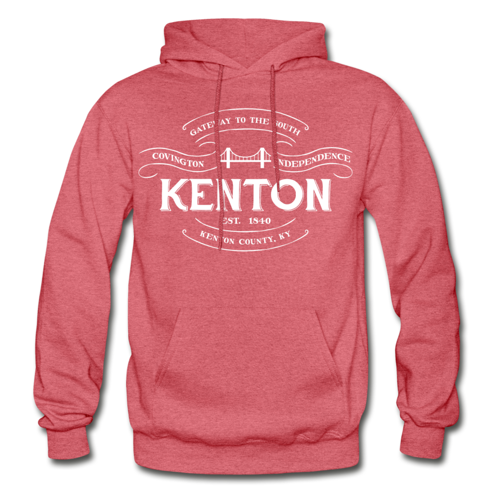 Kenton County Vintage Banner Hoodie - heather red