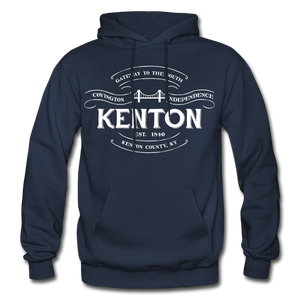 Kenton County Vintage Banner Hoodie - navy