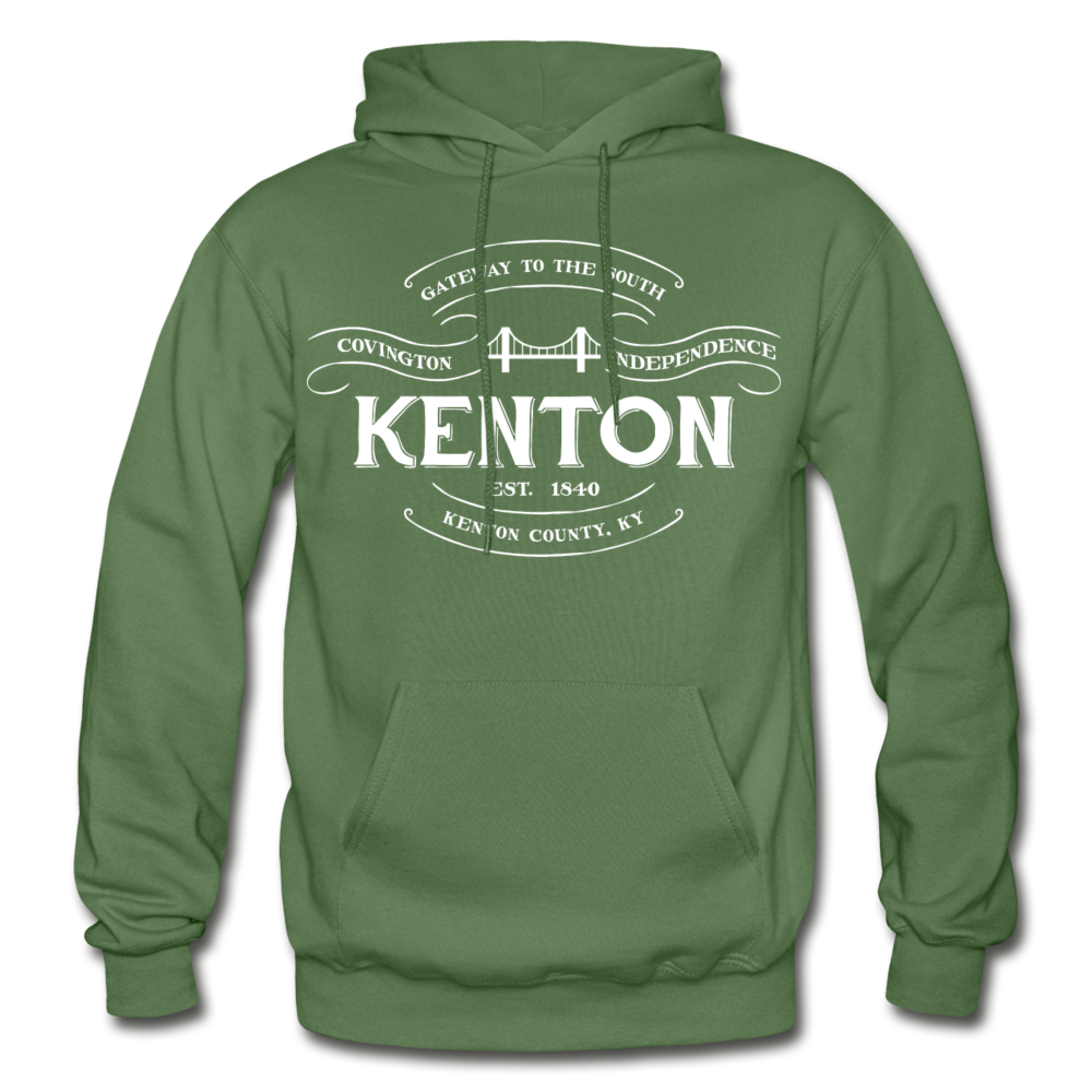 Kenton County Vintage Banner Hoodie - military green