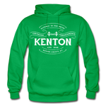 Kenton County Vintage Banner Hoodie - kelly green