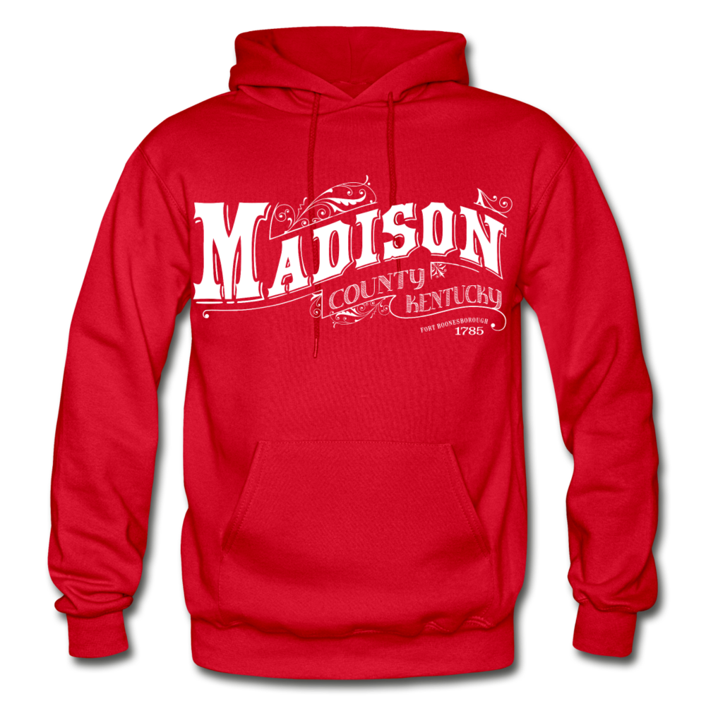 Madison County Ornate Hoodie - red