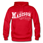 Madison County Ornate Hoodie - red