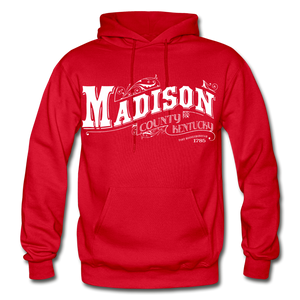 Madison County Ornate Hoodie - red