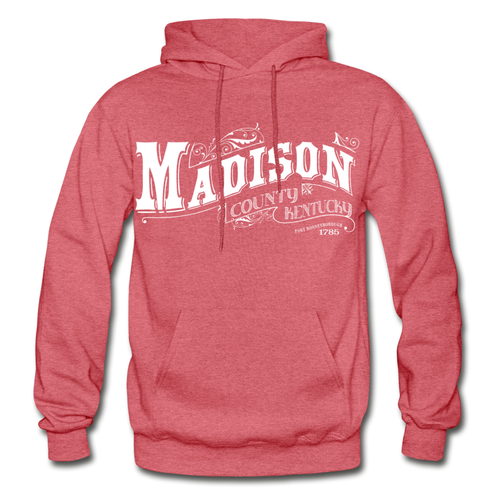 Madison County Ornate Hoodie - heather red