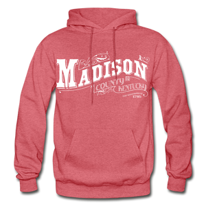 Madison County Ornate Hoodie - heather red