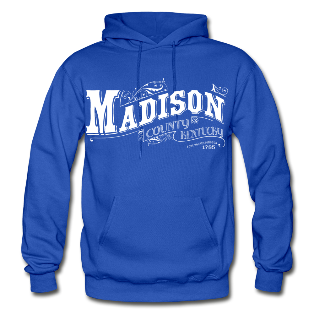 Madison County Ornate Hoodie - royal blue