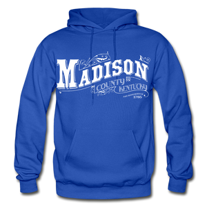 Madison County Ornate Hoodie - royal blue