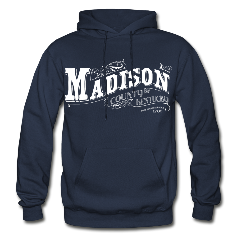 Madison County Ornate Hoodie - navy