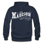 Madison County Ornate Hoodie - navy