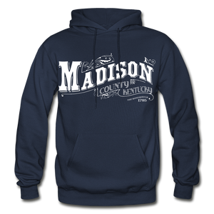 Madison County Ornate Hoodie - navy