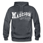 Madison County Ornate Hoodie - charcoal gray