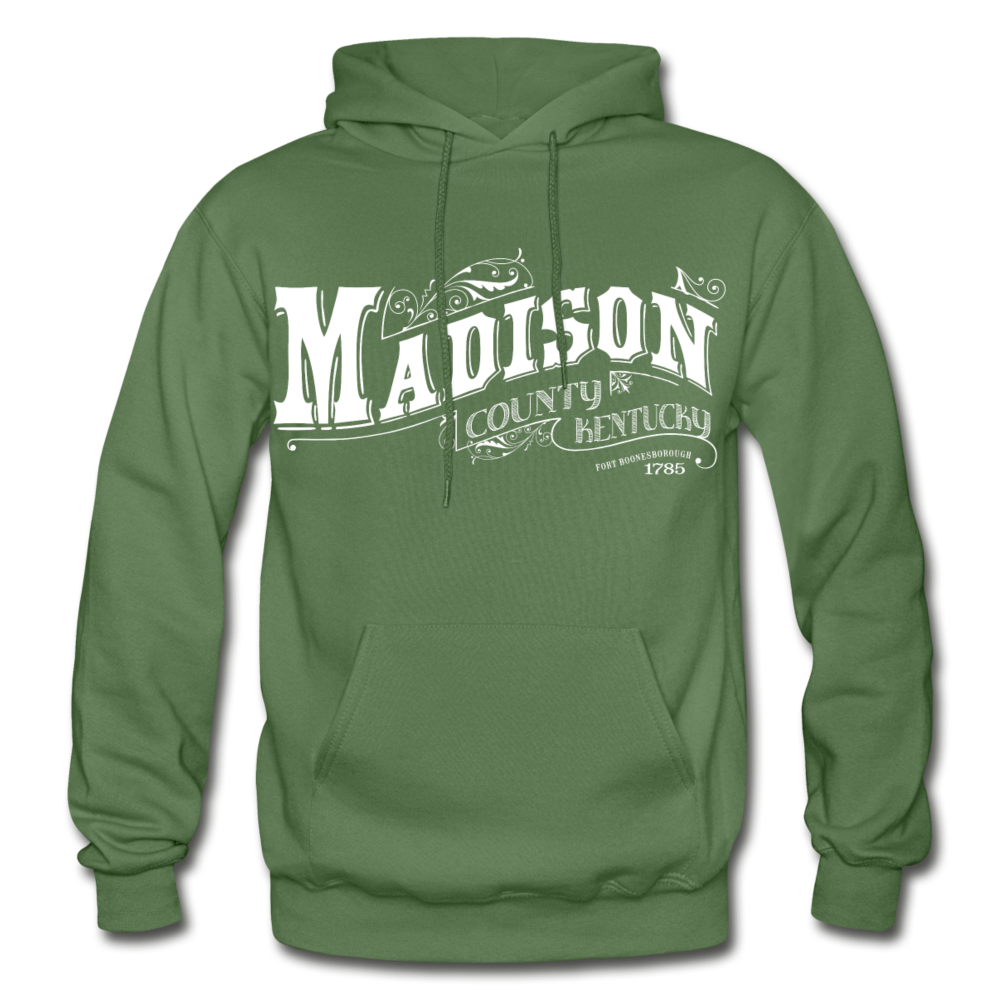 Madison County Ornate Hoodie - military green