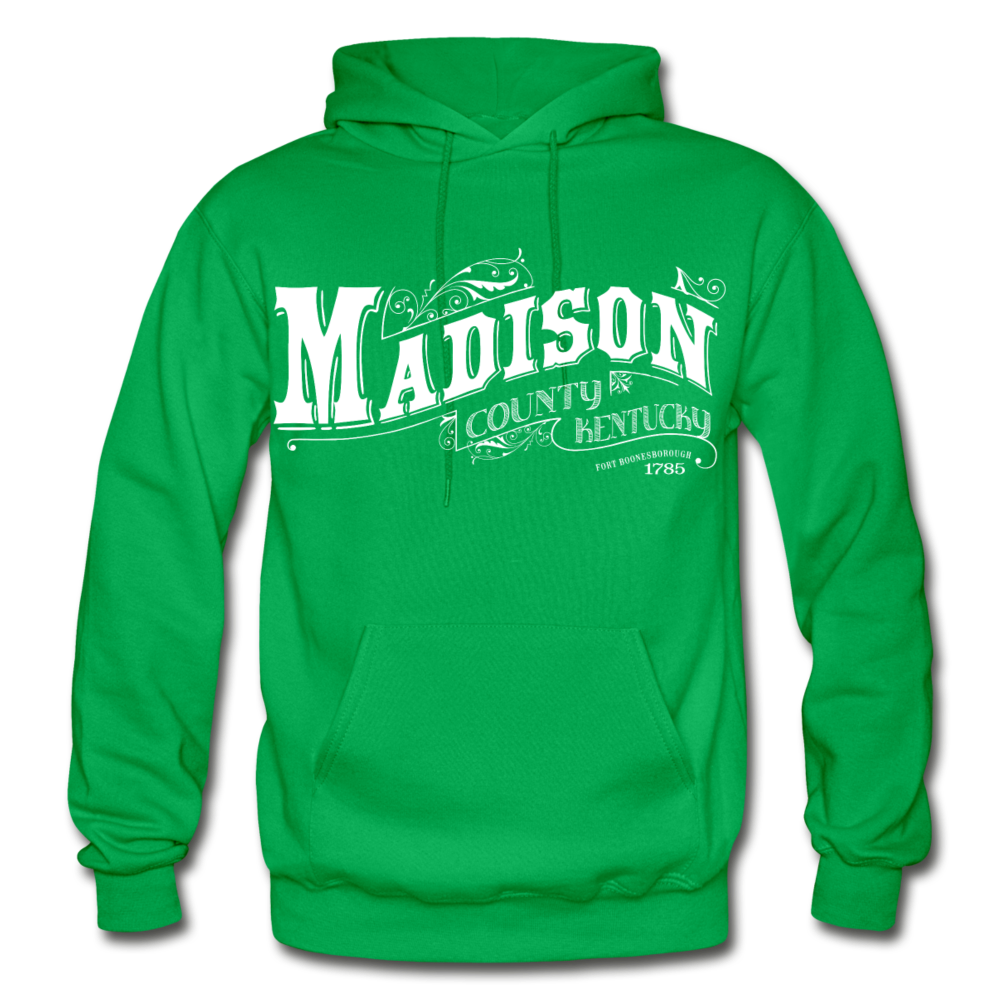 Madison County Ornate Hoodie - kelly green