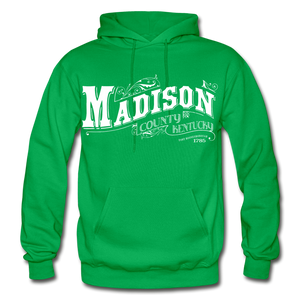 Madison County Ornate Hoodie - kelly green