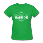 Madison County Vintage Banner Women's T-Shirt - bright green