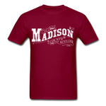 Madison County Ornate T-Shirt - burgundy