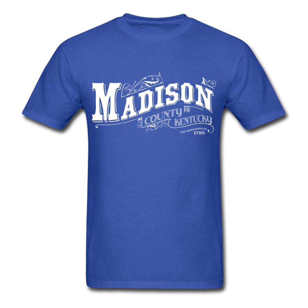 Madison County Ornate T-Shirt - royal blue