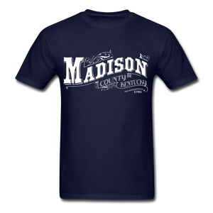 Madison County Ornate T-Shirt - navy