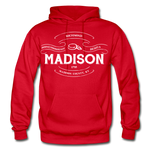 Madison County Vintage Banner Hoodie - red