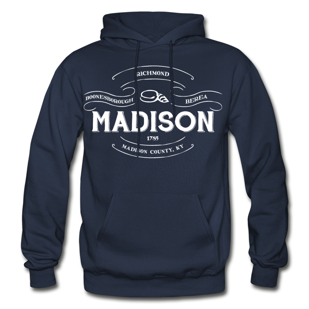 Madison County Vintage Banner Hoodie - navy