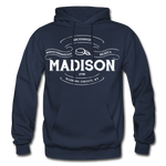 Madison County Vintage Banner Hoodie - navy