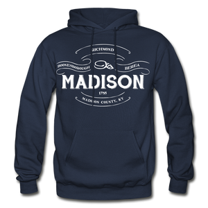 Madison County Vintage Banner Hoodie - navy