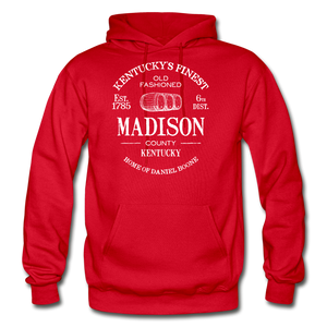 Madison County Vintage KY's Finest Hoodie - red