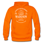 Madison County Vintage KY's Finest Hoodie - orange