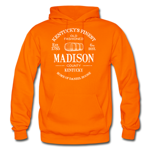 Madison County Vintage KY's Finest Hoodie - orange